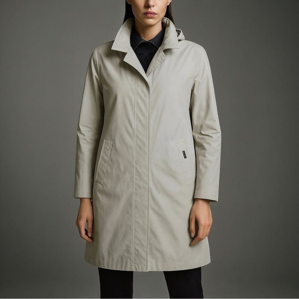 MOORER VERONA Hooded Lightweight Rain Coat Jacket Made in Italy